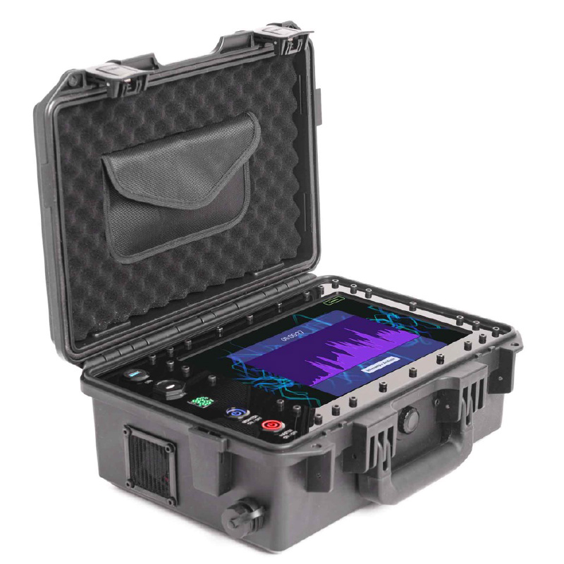 Portable forensic platform angled view